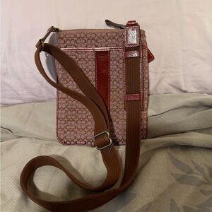 Coach Signature Pink Crossbody Bag